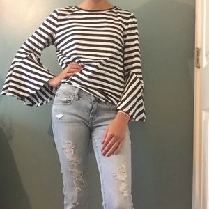 Striped Loft top